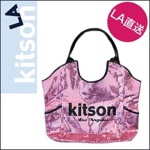 kitson LAキットソン スパンコール トートバッグ ピンク/ブラック